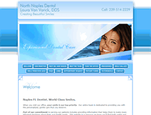 Tablet Screenshot of northnaplesdental.com